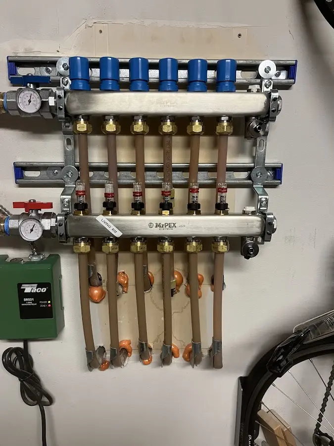 Plumber performing Gas Leak Detection at a residential property in Mount Healthy